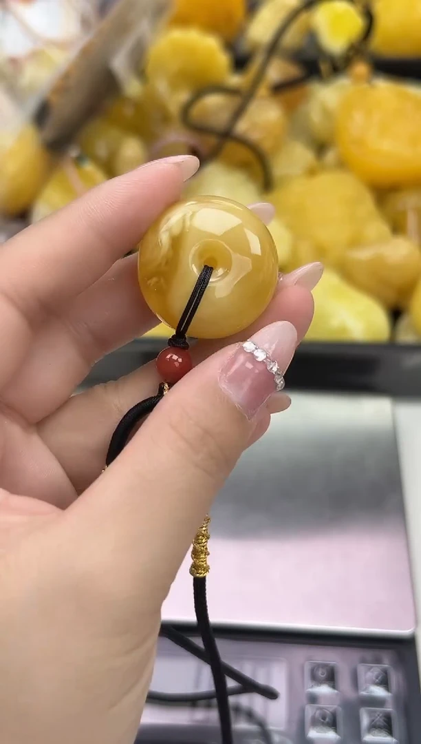 裸石琥珀未镶嵌天然琥珀蜜蜡吊坠