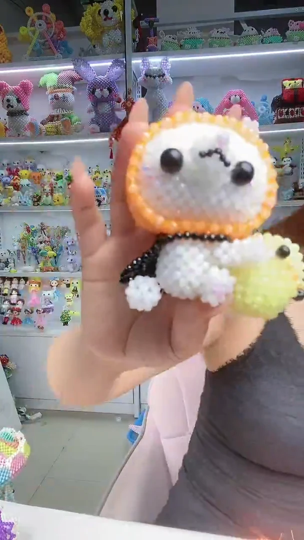 玻璃2074卡4水晶万圣南瓜猫材料包1套