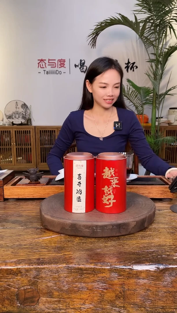 【喜开鸿运-景迈晒红】2020年100g散*2罐