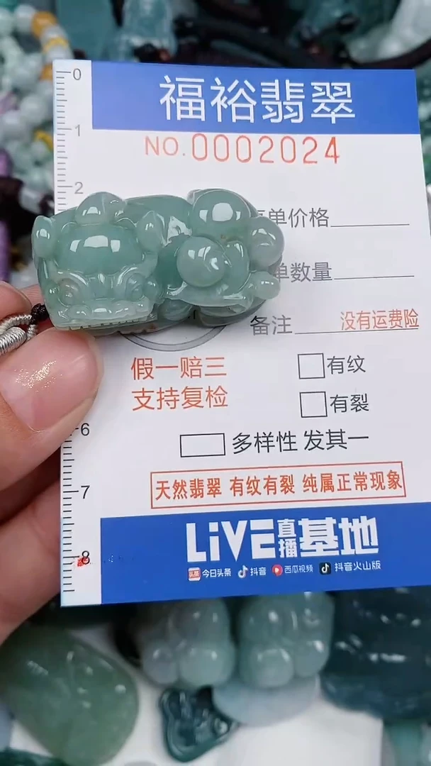 翡翠未镶嵌颈饰...0002024