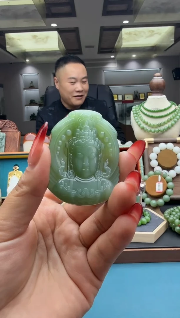 未镶嵌和田玉挂件君****湖ebfq