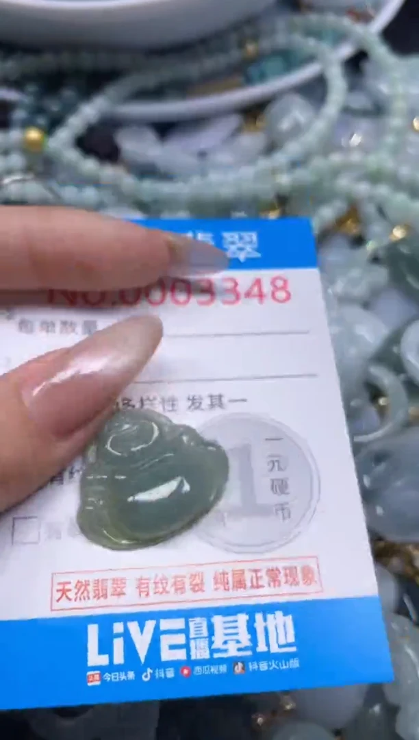 颈饰未镶嵌翡翠3348