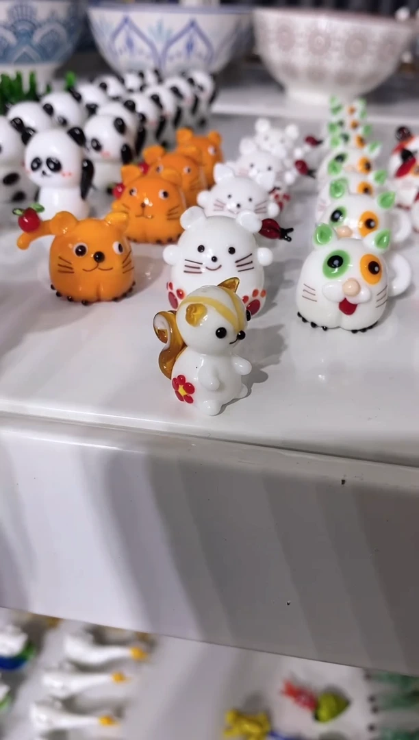手工艺品琉璃松鼠