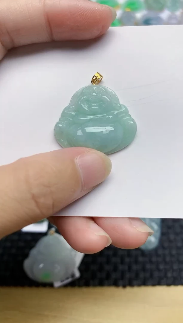 翡翠未镶嵌颈饰天然翡翠A货