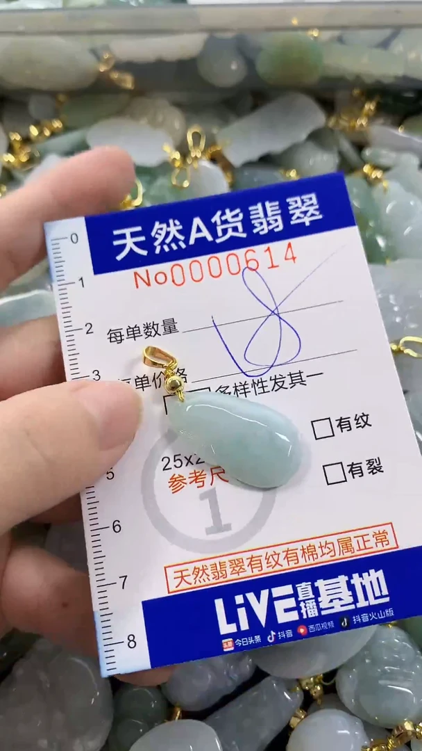 颈饰未镶嵌翡翠天然A货翡翠