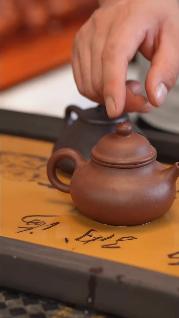 茶壶紫砂原矿手工制作200cc
