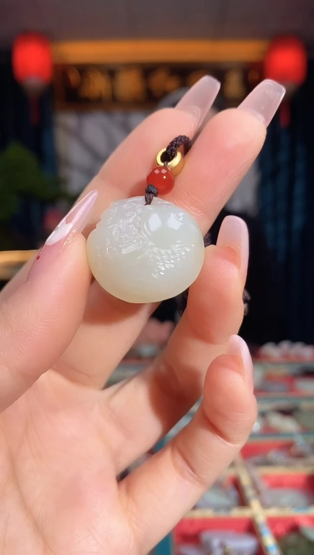 【闪购商品】和田玉颈饰未镶嵌鱼化龙