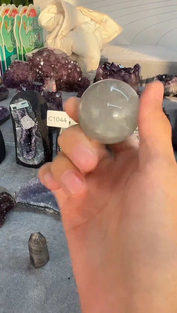 未镶嵌珠宝奇石萤石C1273 约3.9cm