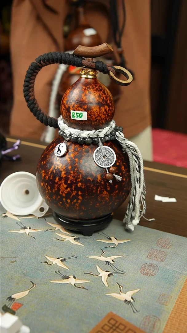 163号800ml左右非遗大漆酒葫芦