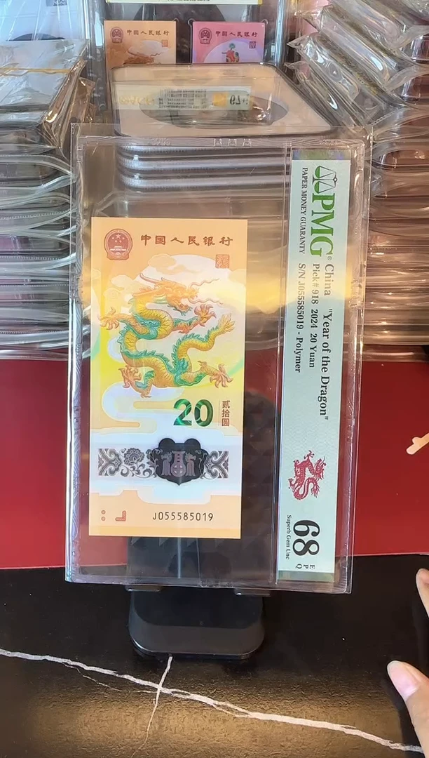 塑料2024  龙钞   单张 如图