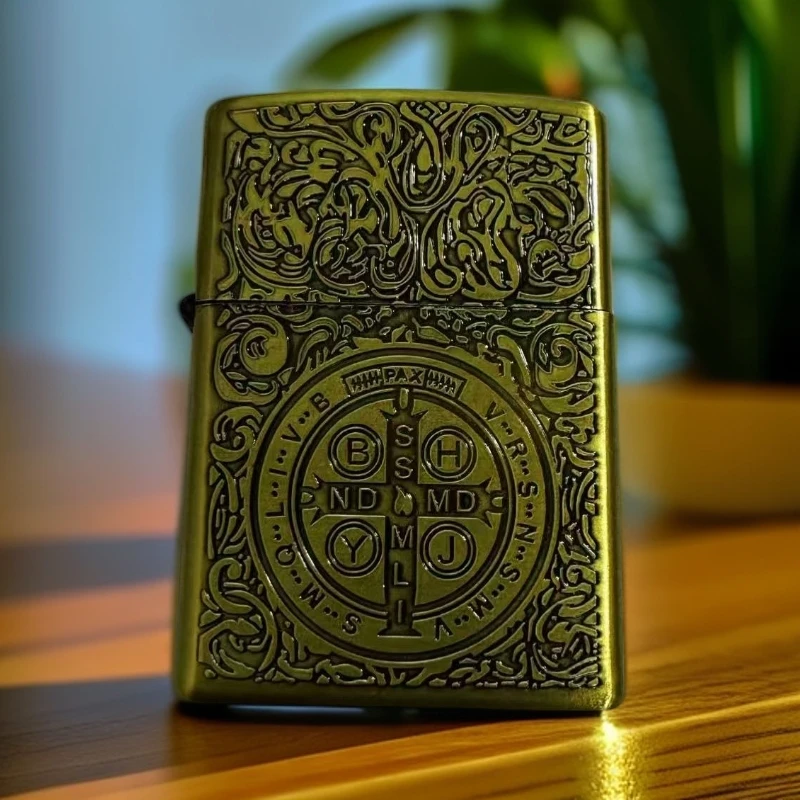 青铜色康斯坦丁煤油打火机（需自行加油）