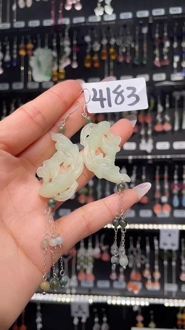 紫晶耳饰银S925镶嵌喜欢拍