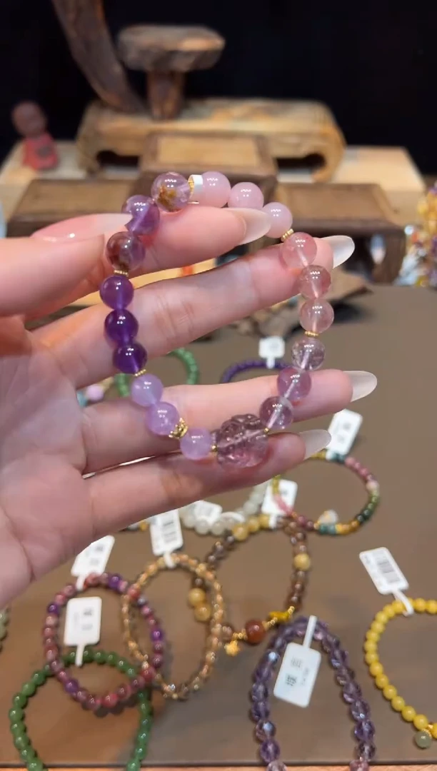 【闪购商品】水晶手链未镶嵌手饰@@F4722