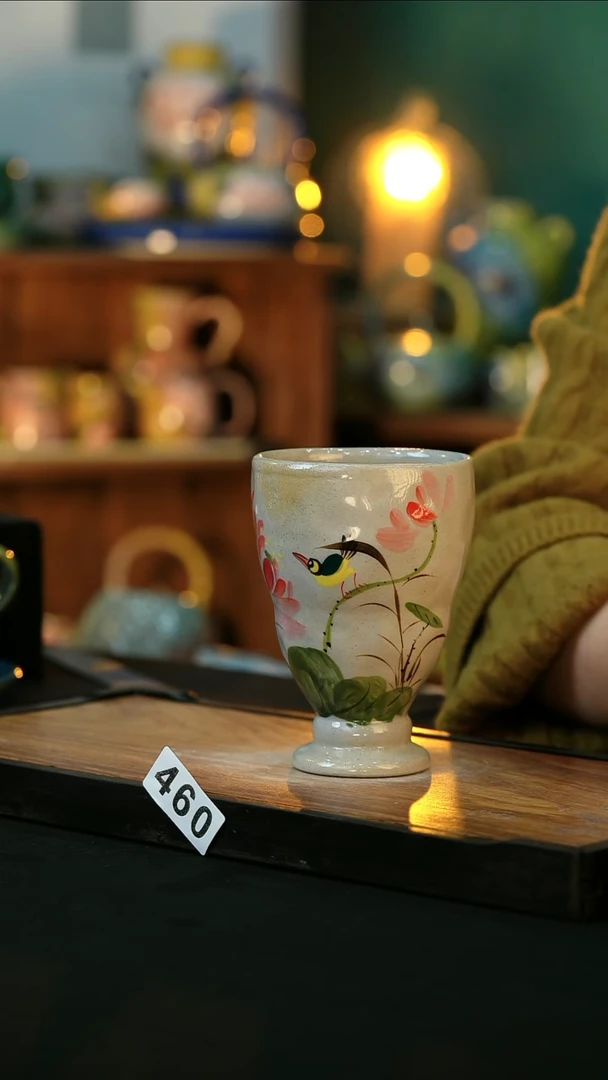 【闪购商品】杯手绘心瓷陶瓷浮力