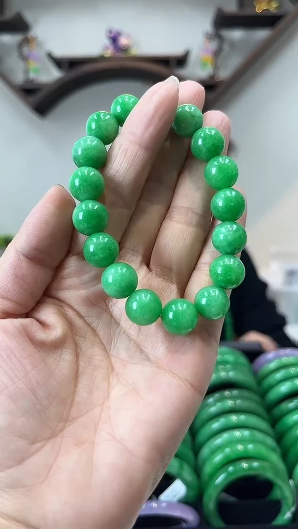 【闪购商品】翡翠手链未镶嵌闪58 手串