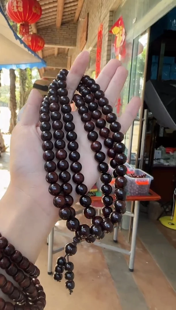 手串/手链黄花梨/降香黄檀海南黄花梨1.0X108紫油梨土埋老料