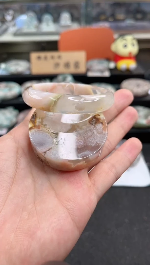 未镶嵌手镯石英质玉55圈口（赠品镯心）6600206