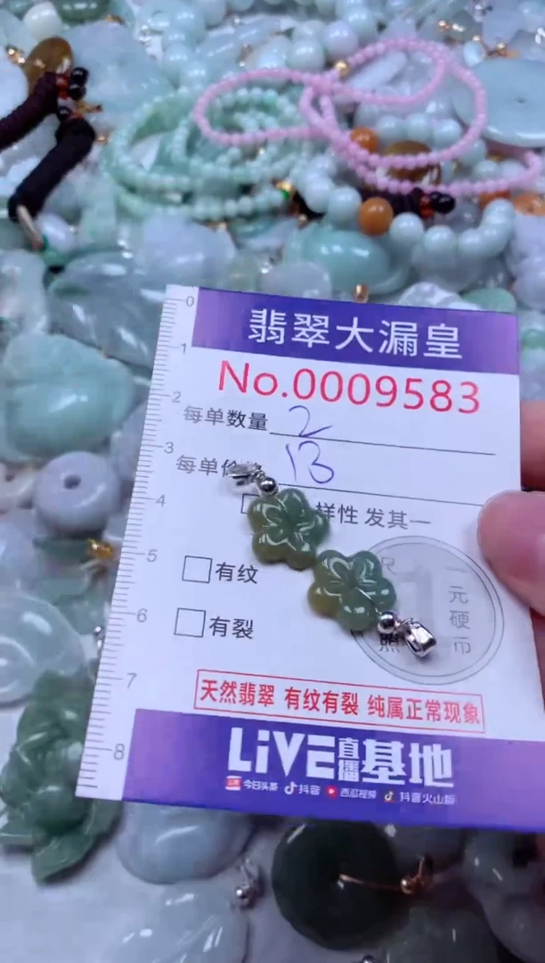 吊坠(不含链)未镶嵌翡翠9583