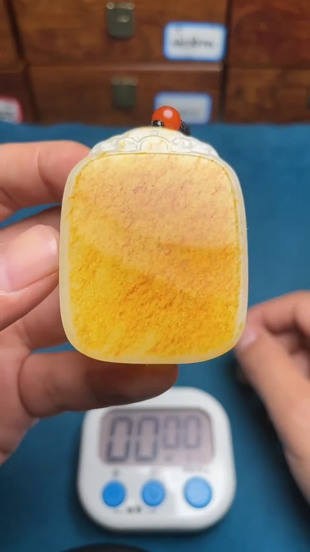 和田玉未镶嵌挂件一****欢和田玉