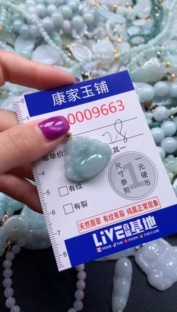 颈饰未镶嵌翡翠9663