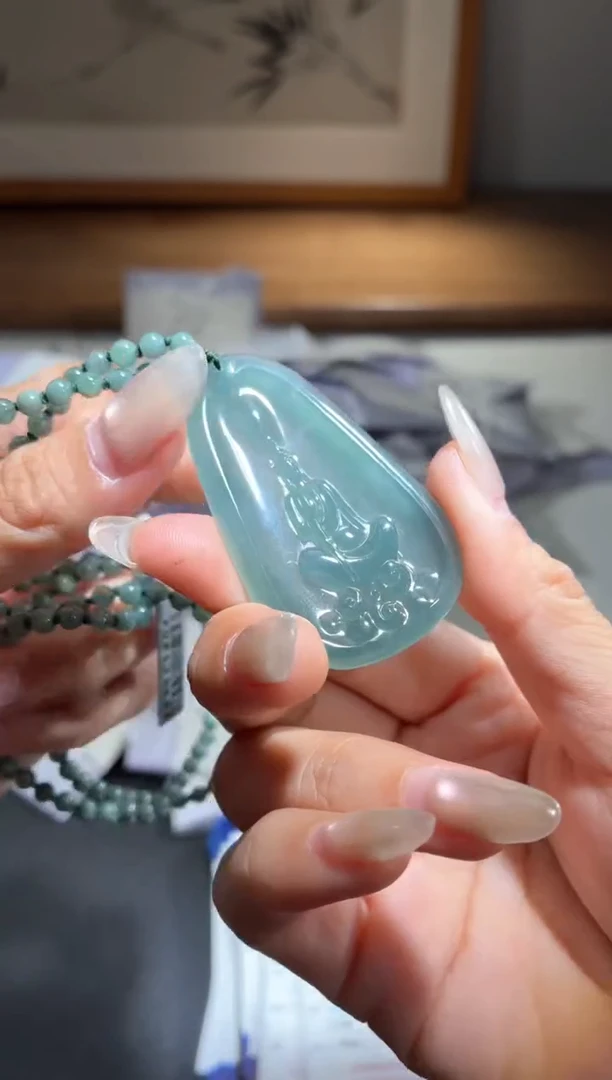 吊坠(不含链)未镶嵌翡翠悟道