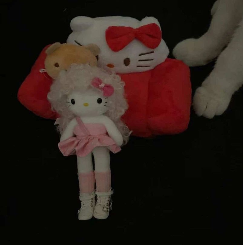 Kitty包包挂件毛绒礼物