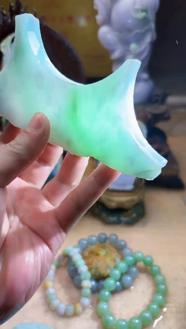 未镶嵌挂件翡翠A货张麦8685