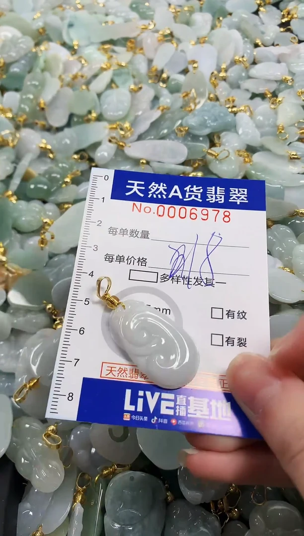 颈饰未镶嵌翡翠天然a货翡翠