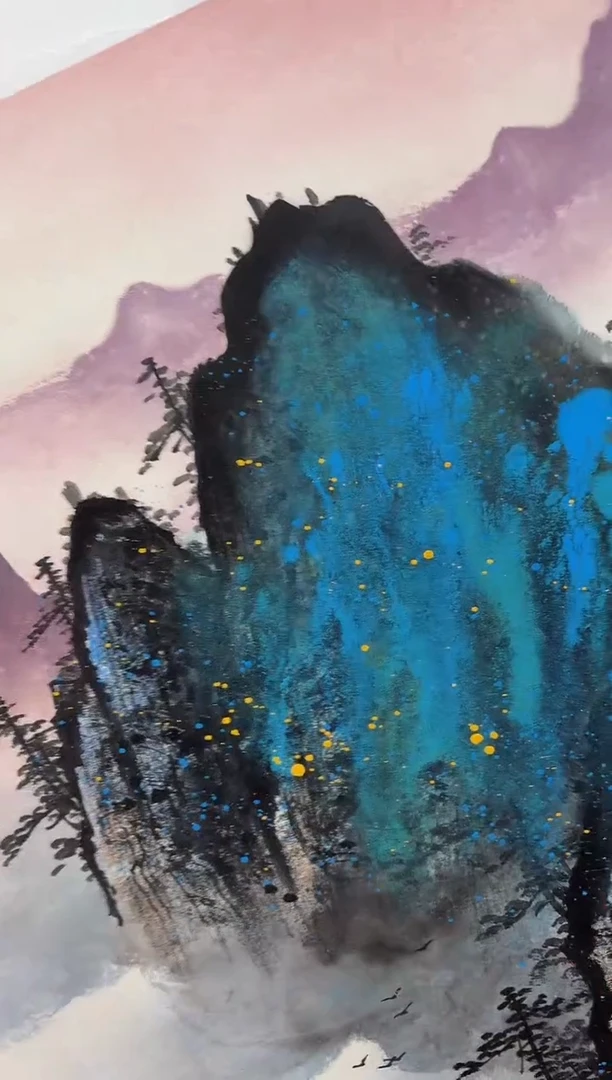 【闪购商品】国画孙桂国老师字画，带亲笔合影证书21-12