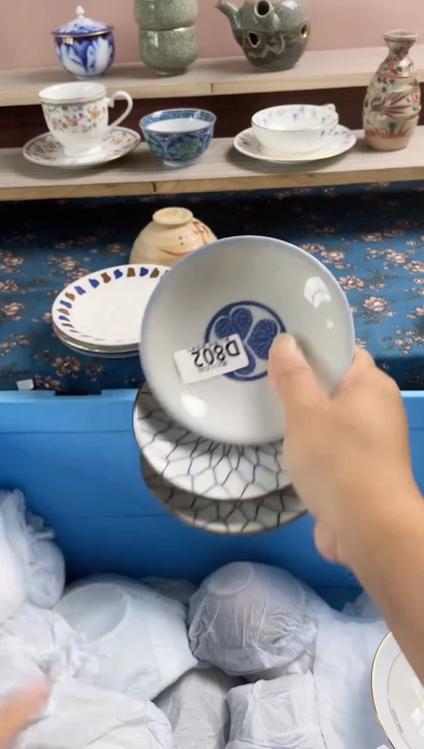 瓷片红****驴瓷器瓷器D802