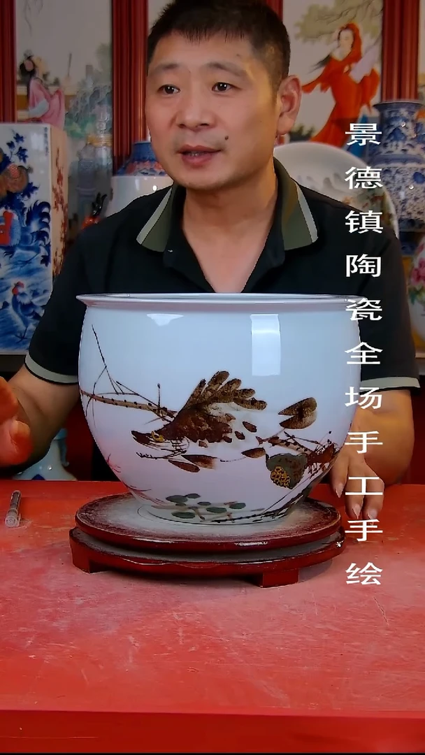 摆件景德镇陶瓷 全场手工手绘888