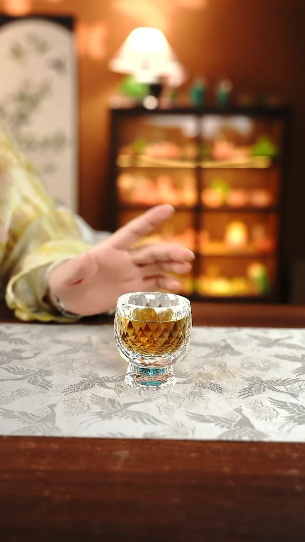 8号菱晔茶杯绿松石