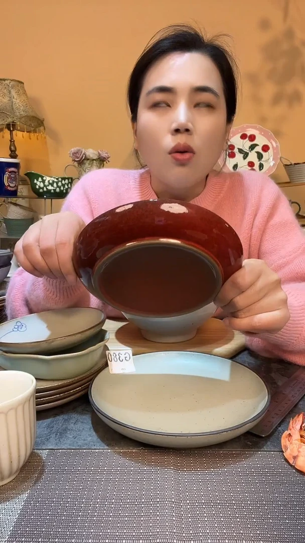 瓷片7英寸盘 微瑕介意勿拍