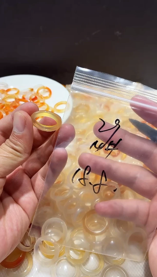 玛瑙/玉髓戒圈未镶嵌29