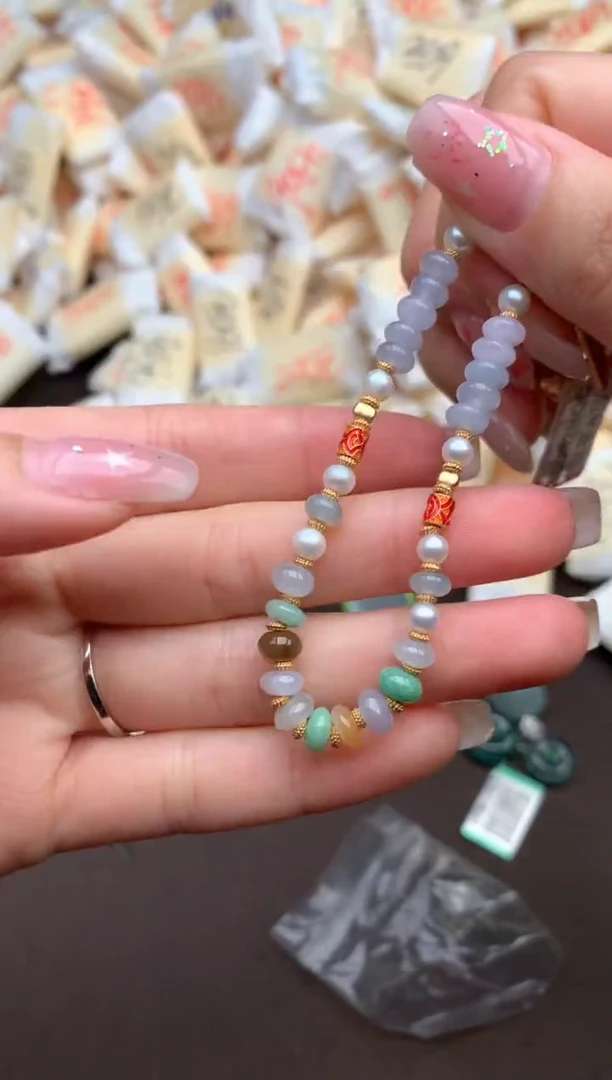 【闪购商品】翡翠手链银S925镶嵌 —