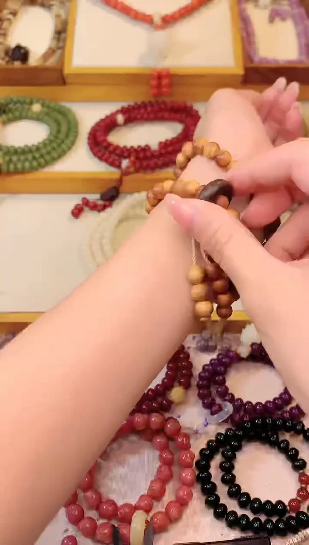 手串白玉菩提孤品