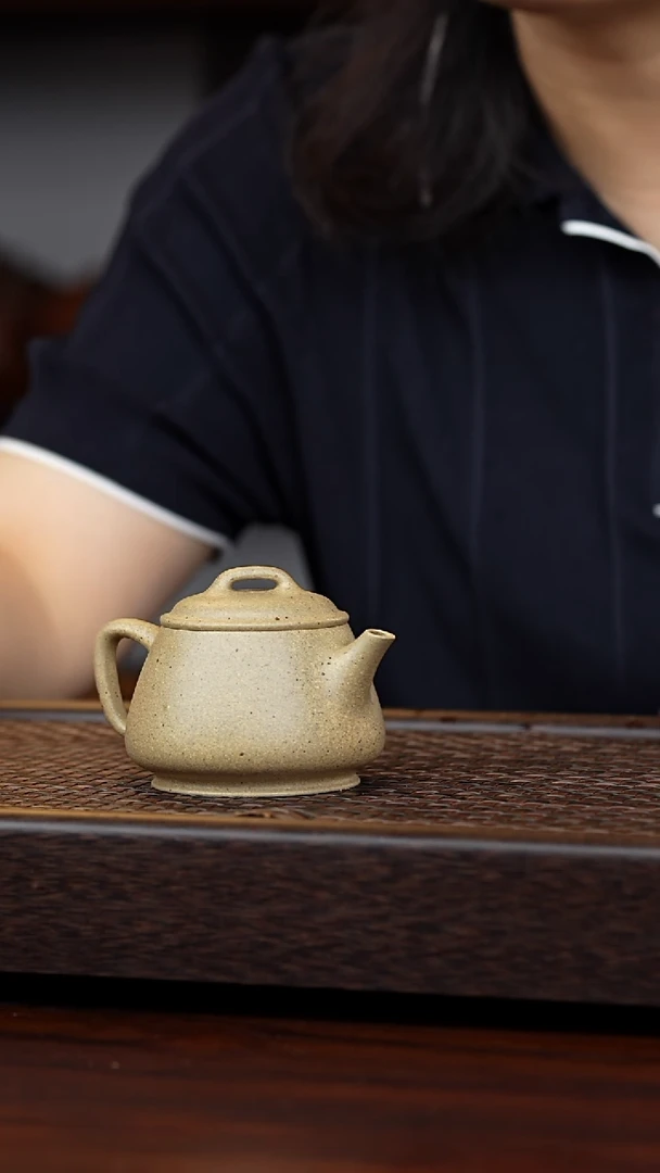 茶壶紫砂直瓢150毫升丹壶溢香紫砂壶