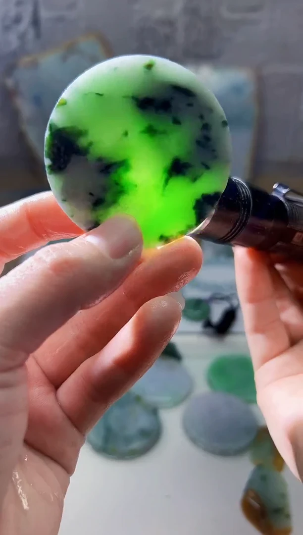 裸石翡翠天然翡翠A货玉 南 813