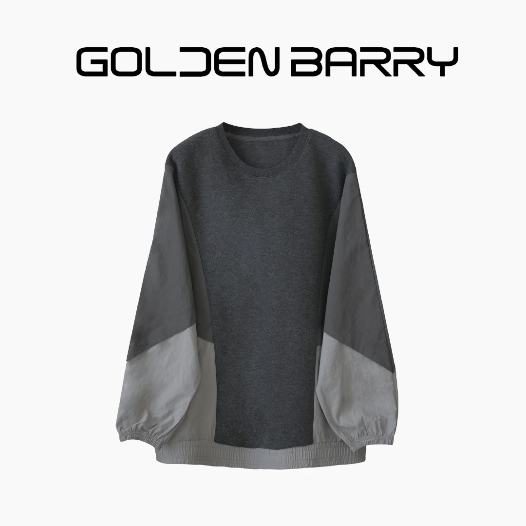 GOLDENBARRY|260168撞色拼接卫衣【微瑕1】