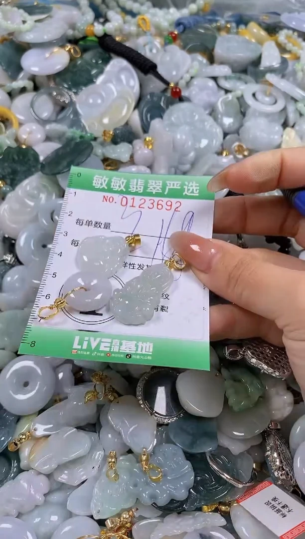 【闪购商品】翡翠颈饰未镶嵌闪购0123692多样性发其一