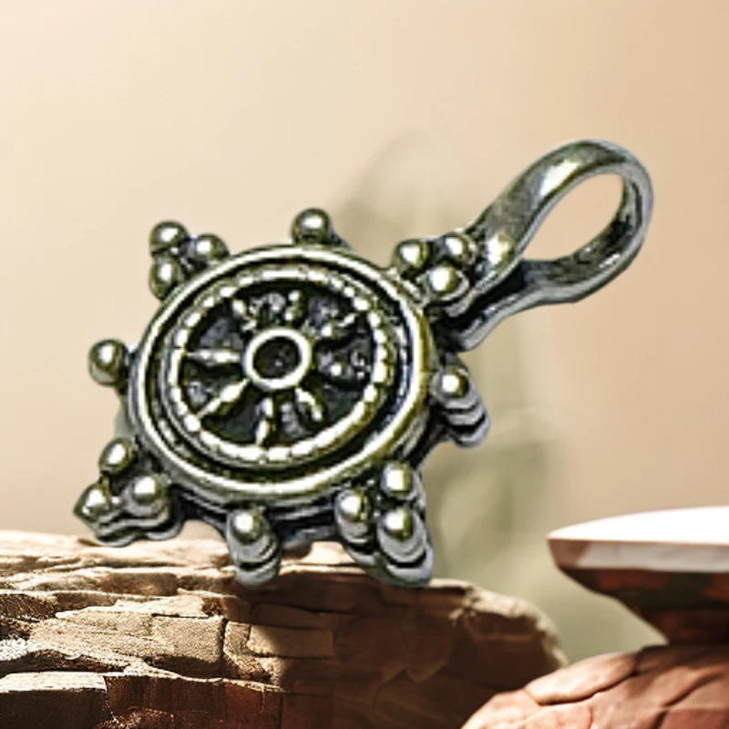 直播间福利-藏银雕刻配饰卡子计数器约1.7*2.4