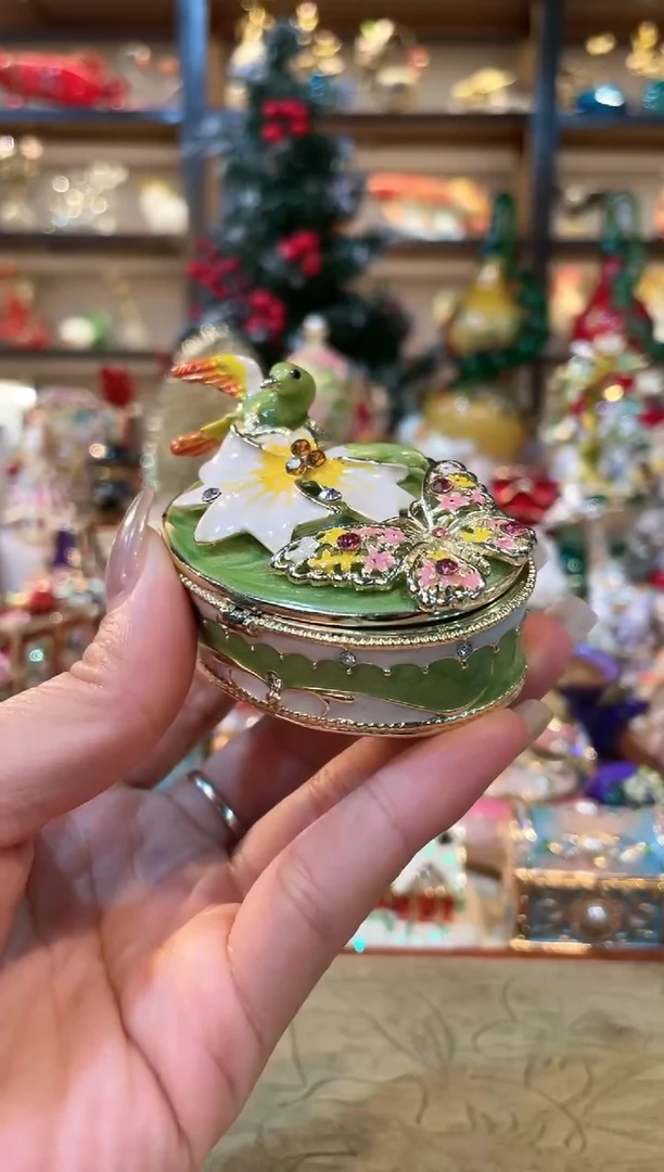 【闪购商品】珐琅彩首饰收纳盒