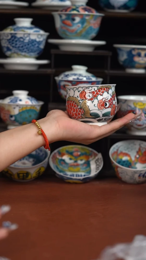 老师作品九鱼高卢氏杯（微瑕福利）