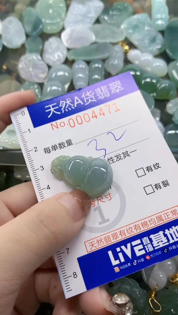 颈饰未镶嵌翡翠天然A货翡翠
