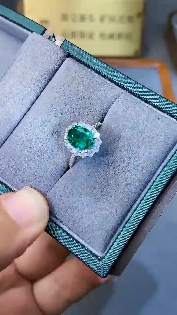 【闪购商品】托帕石戒指银S925镶嵌1654