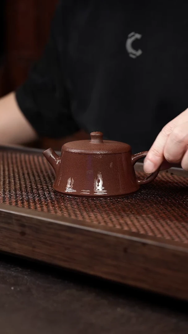 茶壶紫砂紫泥云柱