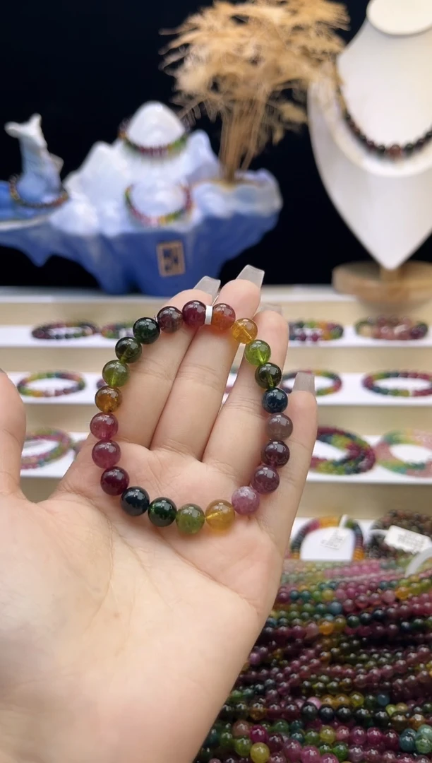 【闪购商品】碧玺/未镶嵌J8mm+碧玺单圈多样性发货