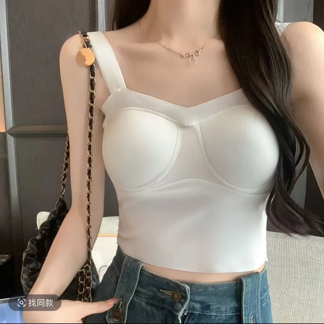 【仟依】美背#个性甜辣风吊带背心上班夏季爆款网红性感吊带美背
