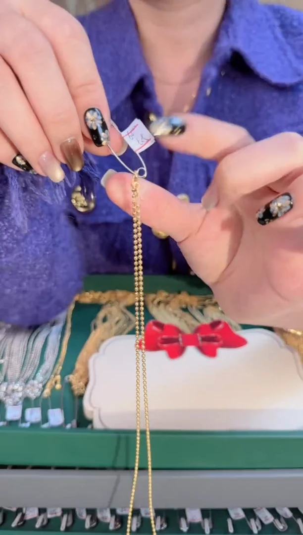 礼***员卡2切面米珠链60cm 5.5g（多样性发货）