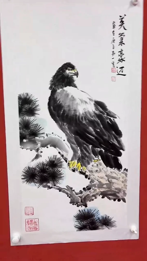 国画英气豪迈
